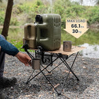 ONETIGRIS CAMPMATE Camping Table Foldable, Lightweight Portable Table Sturdy & Quick Setup, Holds Up to 66 lbs, Perfect for Camping, Hiking, Backpacking, Picnic, Beach, Travel