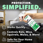 Rat Repellent Spray, Rodent Repellent for Indoor & Outdoor Use, 16 oz (475mL)
