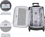 Travelpro Maxlite 5 Softside Expandable Luggage with 4 Spinner Wheels, Lightweight Suitcase, Men and Women, Black, Carry-on 21-Inch