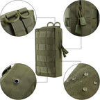 2 Pack Molle Pouches - Tactical Compact Water-Resistant EDC Pouch Bag Small Utility Pouch
