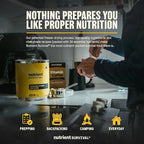 4 Cans, 70 Egg Equivalent per can - Nutrient Survival Vitamin Powdered Eggs Freeze Dried Prepper Supplies & Emergency Food Supply, 33 Essential Nutrients, Gluten Free, Shelf Stable Up to 25 Years