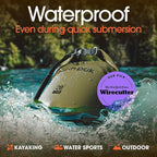 Earth Pak Waterproof Dry Bag - Roll Top Waterproof Backpack Sack Keeps Gear Dry for Kayak with Waterproof Phone Case