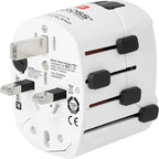 Skross PRO World Travel Adapter With Ground Plugs