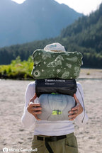 Therm-a-Rest Compressible Cinch Camping and Backpacking Pillow, Regular - 14 x 18 Inch, Woodland