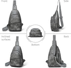 Sling Bag Crossbody Bags for Women Small Cross Body Bag Fanny Packs Chest Sling Purse for Daily Travel Leisure Sport