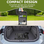 Oversized Camping Chairs,Heavy Duty Support 500 LBS,Directors Chair With Padded Back & Arm Sport Chairs With Cup Holder Cooler Bag, Collapsible Folding Chairs,Beach Chair for Outdoor, Fishing & Garden