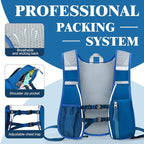 Hydration Backpack with 2L Water Bladder Bag, Lightweight and Breathable Running Vest for Men, Adjustable Chest Straps Water Pack for Cycling Hiking Climbing Outdoor