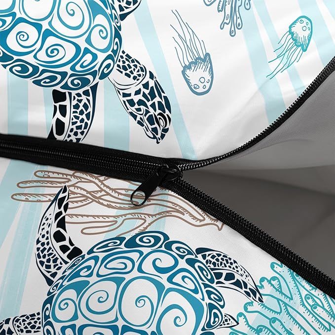 HOSIMA Cartoon Axolotl Sleeping Bags for Kids 10-12,Blue Cartoon Kids Sleeping Bags for Girls Boys,Compact Sleeping Bag for Camping Essentials and Hiking.