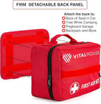 346 Piece First Aid Kit Survival - Professional Waterproof Trauma Medical Kit for Emergency, Ideal for Home, Office, Car, Travel, Outdoor, Camping, Hiking - Portable Emergency Supplies Bag