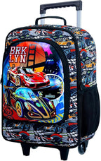 KLFVB Kids Luggage for Boys Girls, Cute Rolling Wheels Suitcase for Toddler, Children Travel Carry on Suitcase