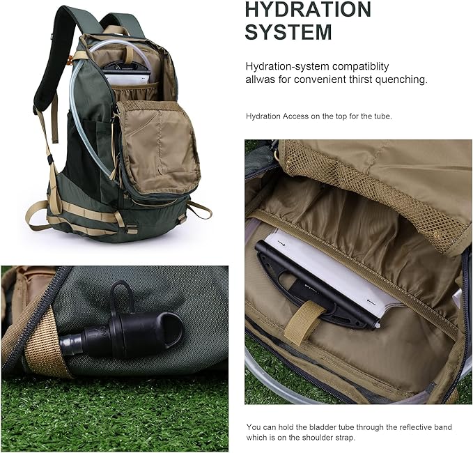 MOUNTAINTOP Hiking Backpack 35L Travel Backpack Lightweight Daypack for Men&Women Outdoor Camping