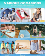 8 Pack Turkish Beach Towels Quick Dry Sand Free Oversized Bath Pool Swim Towel Extra Large XL Blanket Adult Travel Cruise Accessories Must Haves Clearance Stuff Necessities Vacation Essentials