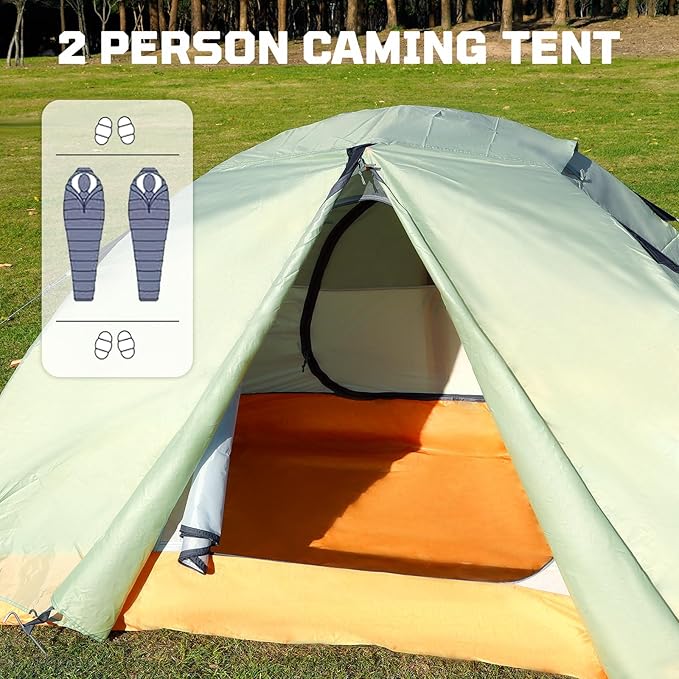 Camping Tent Portable Waterproof Instant Camping Tent with 1-Minute Setup Lightweight Tent for Camping Beach Outdoor Travel Backyard