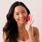 Plum Beauty Facial Skin Scrubber Set – Removes Dirt, Opens Pores, Exfoliates Skin, Wall Suction Back