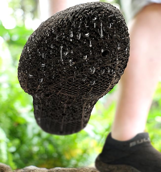 BULLIANT Men Slipper Socks,Grip Socks Hiking Water Shoes Barefoot Shoes for Outdoor Walking Exercises