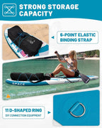 DAMA 11'*34"*6" Inflatable Paddle Board, Paddle Boards for Adults,Sup,Lightweight and Durable, Easy to Inflate, Versatile in Style, Fully Functional, Equipped w/High Grade Accessories.