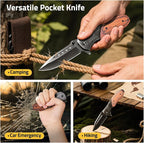 CVLIFE First Aid Kit Survival Emergency Kit with Tactical Pouch, Comprehensive Trauma Care - Ideal for Car, Camping, Hiking, Travel