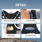 N NEVO RHINO Running Hydration Vest for Women 1.5L Water Bladder Backpack 5L Small -Lightweight Breathable Hydration Vest for Hiking Trail Running Cycling Marathon for Women