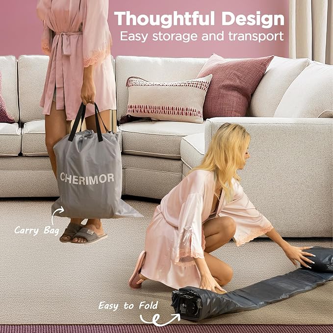 Queen Air Mattress with Built in Pump, 18" Elevated Height, 48Hr Leak-Tested, Honeycomb Coil Support, 800 lbs Capacity, Fast 3-Min Inflation–Blow Up Mattress for Guest Room & Sleepover