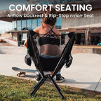 Sitpack Campster 2.0 Backpacking Camping Chair, 5S Easy Set-up, Ultra Lightweight, Bottle Sized Portable Folding Chair, Compact Chair for Adults for Beach Outdoor Hiking Travel Fishing