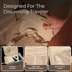 Briggs & Riley Essential 22" Carry On Expandable Spinner - Luggage for Travel, Suitcases with Wheels, Softside Rolling Bag for Men & Women, Self-Repairing Zipper - Baseline Collection, Steel Gray