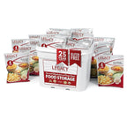 Legacy Food Storage Gluten Free 120 Serving Bucket, Emergency Food Supply, 46,200 Total Calories, 120 Large Servings, Shelf Stable Lunch & Dinner Entrees, Freeze Dried Survival Meals for MRE Camping, Hiking, & Backpacking