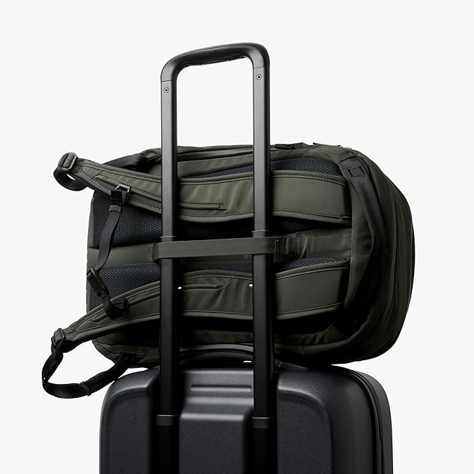 Bellroy Transit Workpack Pro (22L work bag/commuter backpack, fits 16” laptops; organization for travel and commutes) -Olive