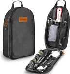 Camp Kitchen Cooking Utensil Set Travel Organizer Grill Accessories Portable Compact Gear for Backpacking BBQ Camping Hiking Travel Cookware Kit Water Resistant Case