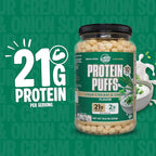 Twin Peaks Protein Puffs - (Sour Cream & Onion), Keto Friendly, Low Carb Snack (300g, 21g Protein, 2g Net Carbs, High Protein, Healthy Crunchy Snack)