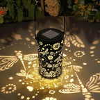 Solar Lanterns Outdoor Waterproof Garden Lamp Décor, Birthday Gifts for Women Mom Grandma, Hanging Metal LED Dragonfly Solar Lights for Yard Patio Decoration