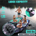 UPWELL 11'6"×35" Extra Wide Inflatable Paddle Board, Stand Up Paddle Board for Youth & Adults, Stable Design, Premium SUP Accessories, 120L Backpack, 10L Dry Bag, Paddle, Leash, Hand Pump, US Fins