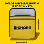Bighorn Insulated Bag for Backpackers - Durable Small Insulated Pouch for Freeze Dried Backpacking Meals - Packs Flat, Lightweight, Aids Rehydration, Keeps Food Hot, 10 ¼” x 7 ½” x 3 ½”, 1.5oz