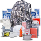 Blue Coolers Blue Seventy-Two - Pro Series - Camo Deluxe | 72 Hour Emergency Backpack Survival Kit for 1 Person | Survival Kit for Wildfires, Earthquakes, Tornado, Hurricane, and Other Emergencies