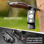 Wurkkos HD50 4000 Lumens Super Bright Headlamp, Head Lamp with Red Light Mode, High CRI, LED Headlamp with Magnetic Tailcap, Rechargeable Headlamps for Adults, Camping, Night Fishing, Hiking, IPX67