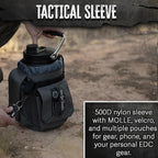 Iron Infidel Battle Bottle - One Gallon Insulated Water Bottle with Dual Carry Handles - 128 oz Tactical Stainless Steel Water Jug & Rugged Extra Large Sleeve With Storage (Betsy 128 Ounces)