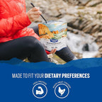 Backpacker's Pantry Pesto Pasta with Chicken | Freeze Dried Backpacking & Camping Food, 6 Count - Emergency Food - 6 Count