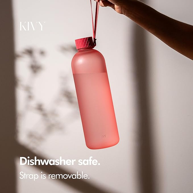 KIVY Tritan Water Bottle 2nd Generation (Coral, 50oz)