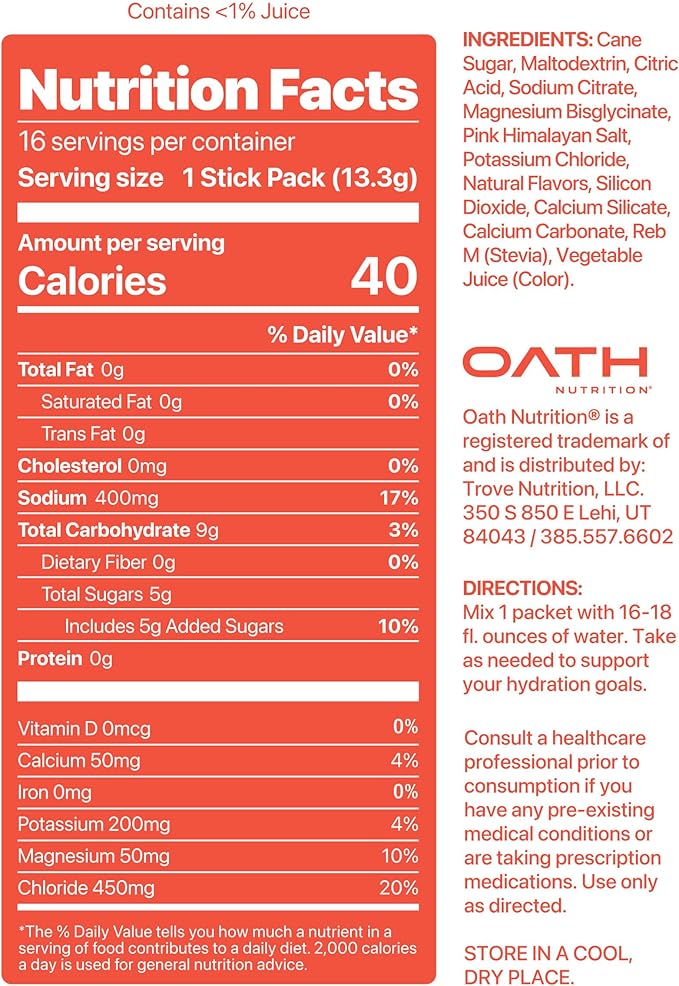 Hydration Electrolyte Powder, Complete Electrolyte Blend for Rapid Hydration and Muscle Support, 16 Single-Serve Packets, Strawberry Key Lime