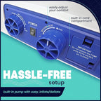 EnerPlex Air Mattress with Built in Pump - Self-Inflating Blow Up Mattress with Neck Support - Inflatable Air Bed for Portable Travel & Home Use