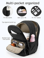 Travel Backpack for Women, 15.6 Inch Laptop Backpack, Quilted College Bookbag, Cute Work Backpacks, Water Resistant