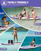 DAMA 11'*34"*6" Inflatable Paddle Board, Paddle Boards for Adults,Sup,Lightweight and Durable, Easy to Inflate, Versatile in Style, Fully Functional, Equipped w/High Grade Accessories.