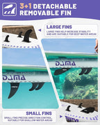 DAMA 11'*34"*6" Inflatable Paddle Board, Paddle Boards for Adults,Sup,Lightweight and Durable, Easy to Inflate, Versatile in Style, Fully Functional, Equipped w/High Grade Accessories.