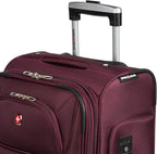 SwissGear Sion Softside Expandable Luggage, Merlot, Carry-On 21-Inch