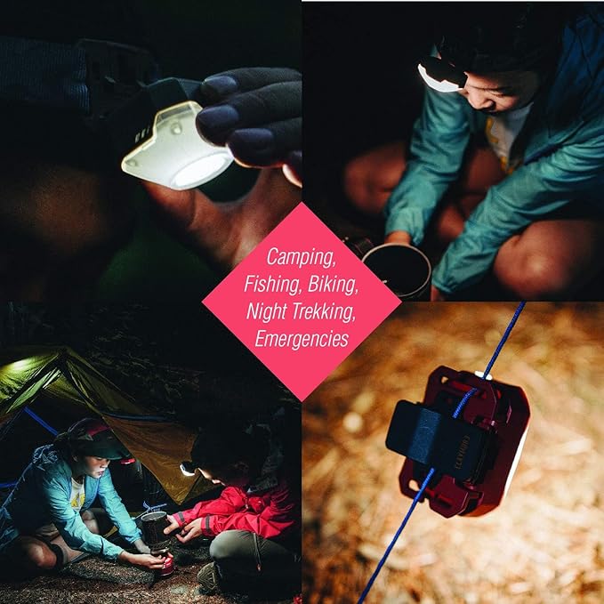Claymore HEADY2 Black Rechargeable Wearable Light – 350 Lumens Headlamp 3 Light Modes USB-C Rechargeable IP54 Water-Resistant Up to 40 Hrs Runtime for Camping, Running, Outdoor