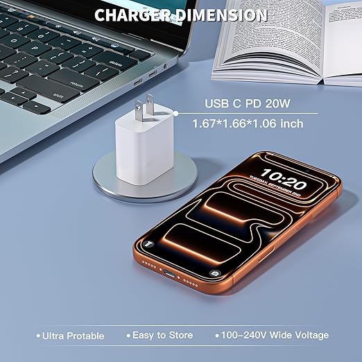 [Apple MFi Certified] iPhone Charger Fast Charging,6FT 3Pack Fast USB C Wall Chargers Plug Adapter USB C to C Cable Cord for Apple iPhone 17E/17/17 Pro/17 Pro max/Air/16/16 Pro Max/15,iPad Pro,Airpods