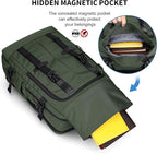 WITZMAN Travel Laptop Backpack for Men Fit 16 inch Computer Carry-on Airline Approved with USB Charging Port(B716 Army Green)