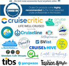 Cruise Approved Power Strip Non Surge Protector for Cruise Ship Multi Plug, 6 Outlets, 2 USB-A, 1 USB-C, & 3 AC Outlet for Carnival, Celebrity, Princess, Norwegian & Major Lines in 2026 & 2027