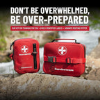 Surviveware 98-Piece Waterproof Premium First Aid & Survival Kit - Comprehensive Emergency Preparedness Gear for Camping, Hiking, Backpacking, and Outdoor Adventures