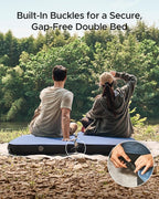 ACACIA 4.3" Thick Self Inflating Sleeping Pad with Foam | Innovative Y-Shaped Telescopic Structure | Ultraportable Camping Mattress | Outdoor Compact Air Mat for Tent Car |