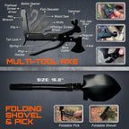 GunZee 175-Piece Survival Kit, First Aid Kit for Emergency and Outdoor Adventures, IFAK, Fishing Gear, MOLLE-Compatible Bag, Car Travel, Camping, Hiking, Earthquake, Tornado, Gifts for Men and Women